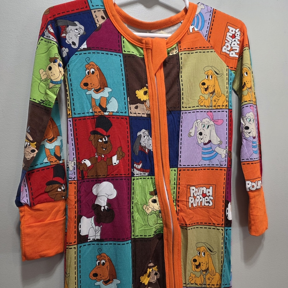 Pound Puppies Bamboo Convertible Zippy Sleeper Size 18-24 Months NEW! - Picture 3 of 6